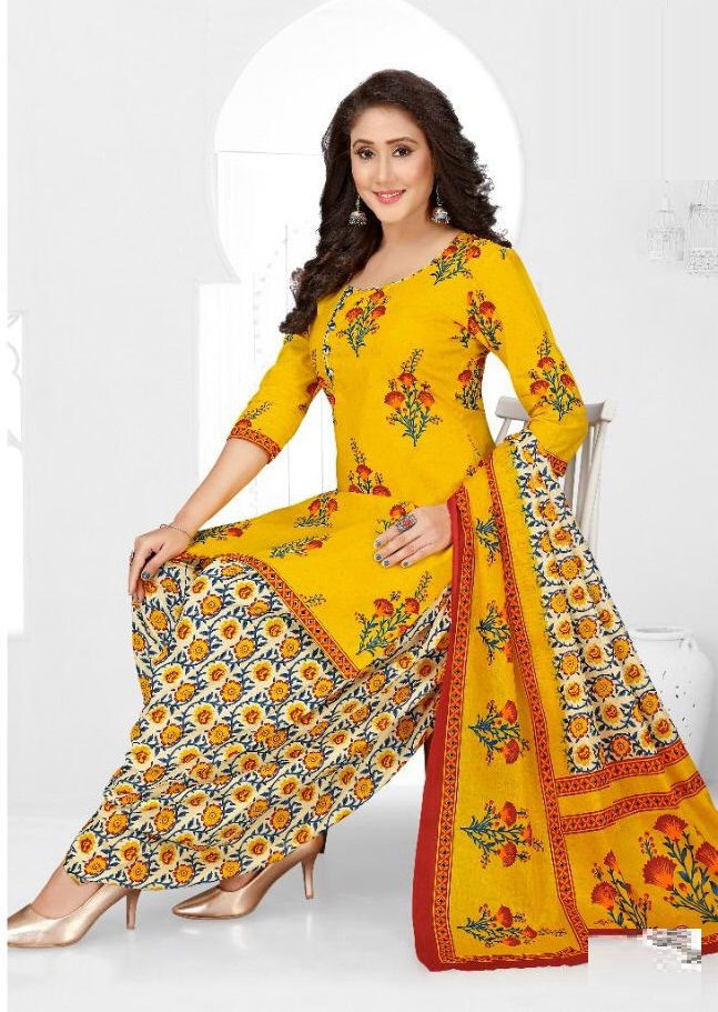 Kala Punjabi Kudi 2 Regular Wear Cotton Printed Dress material Collection